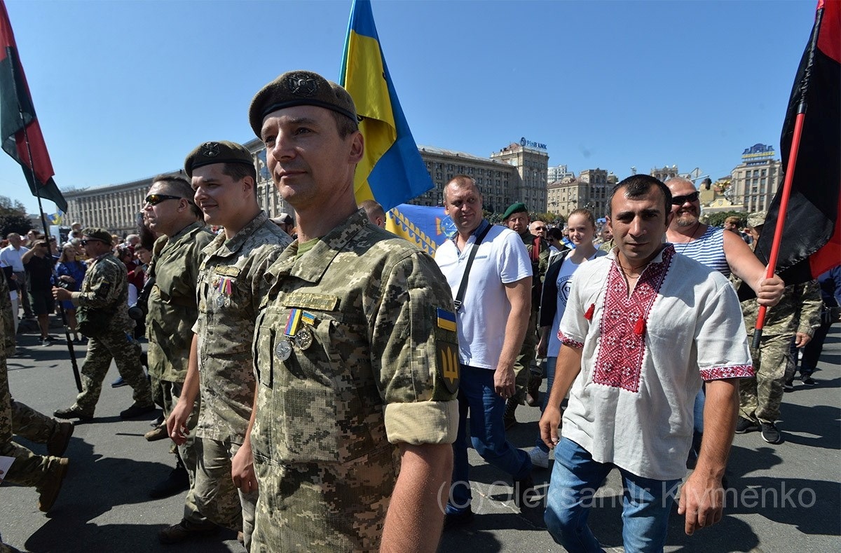 Військовий парад. День незалежності України. Київ