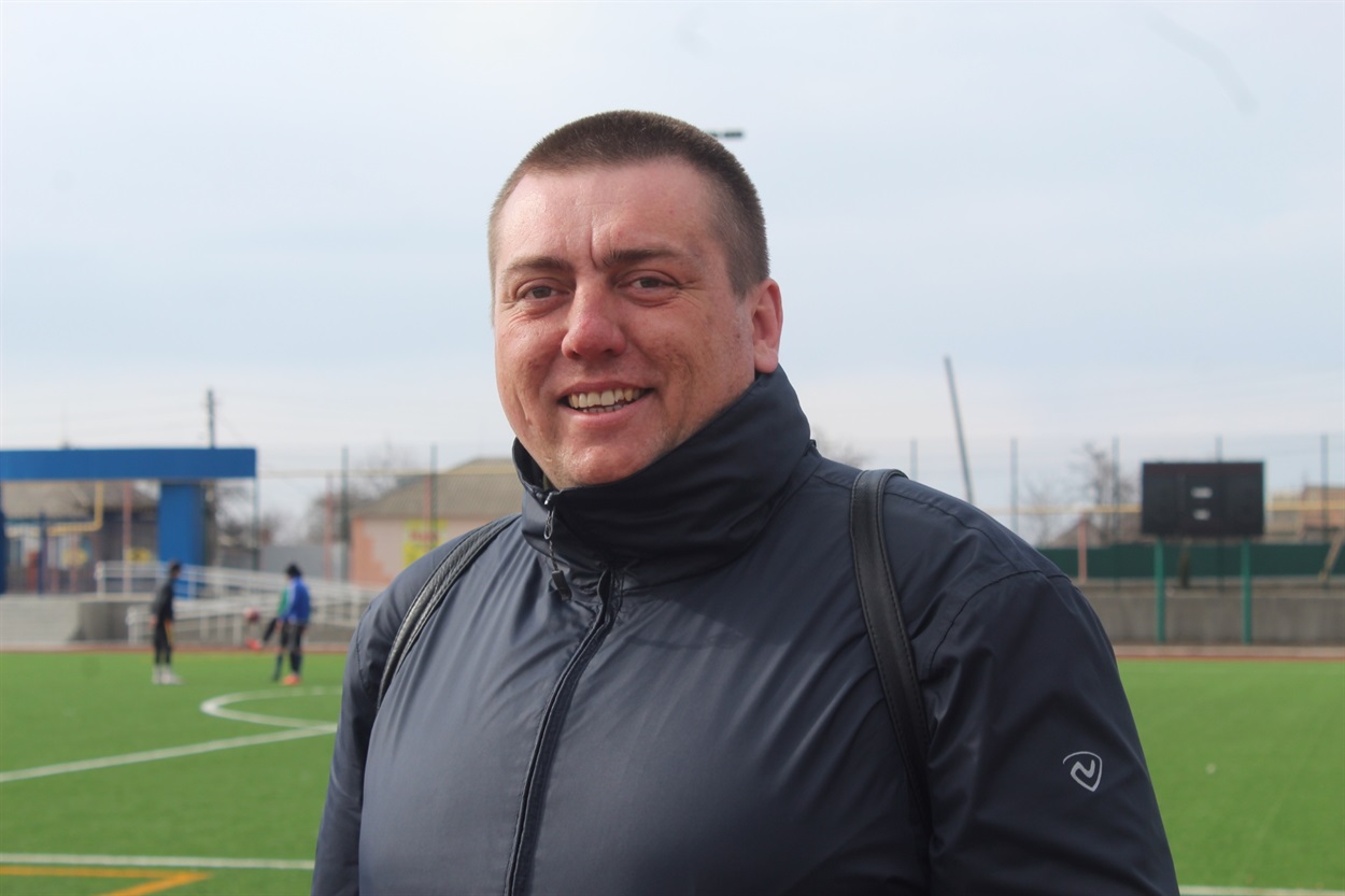 Іван Вервейко на відкритті "Жіночого десанту" у Волновасі