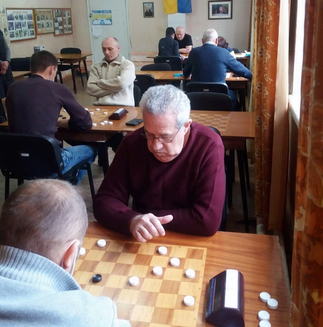 Ігор Лісовий на чемпіонаті Донецької області з шашок-64 у Краматорську