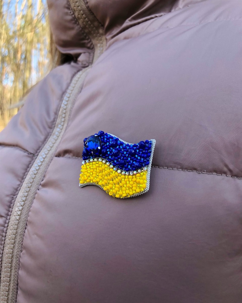 Брошка Прапор 400 грн