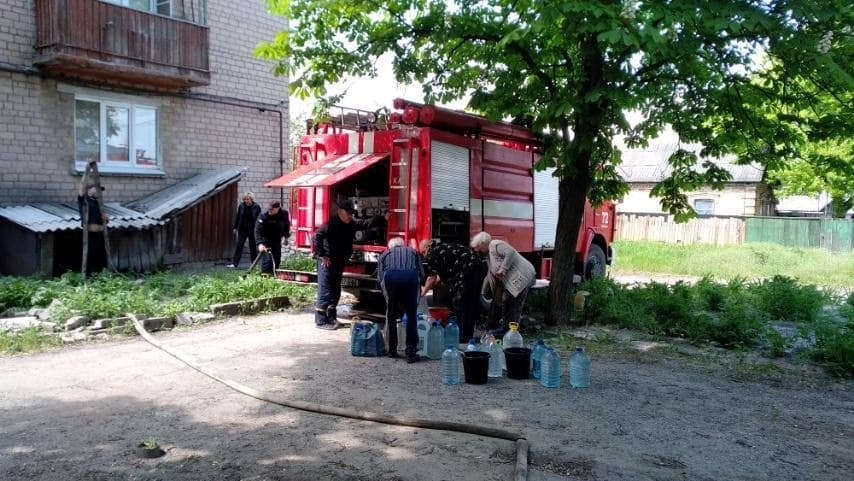 Підвіз води на Донеччині
