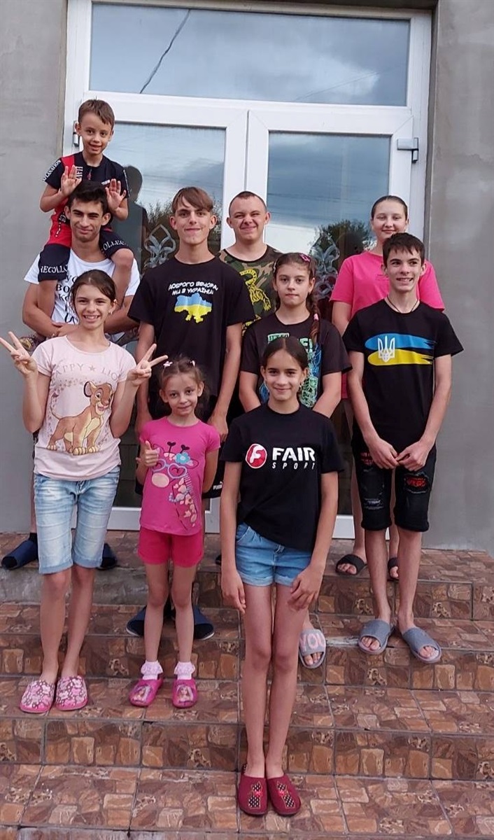 Діти з родини будинку сімейного типу Олени Мехедько