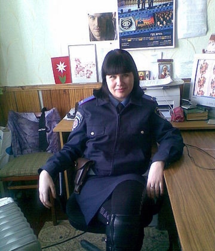 Колаборантка Людмила Мироненко