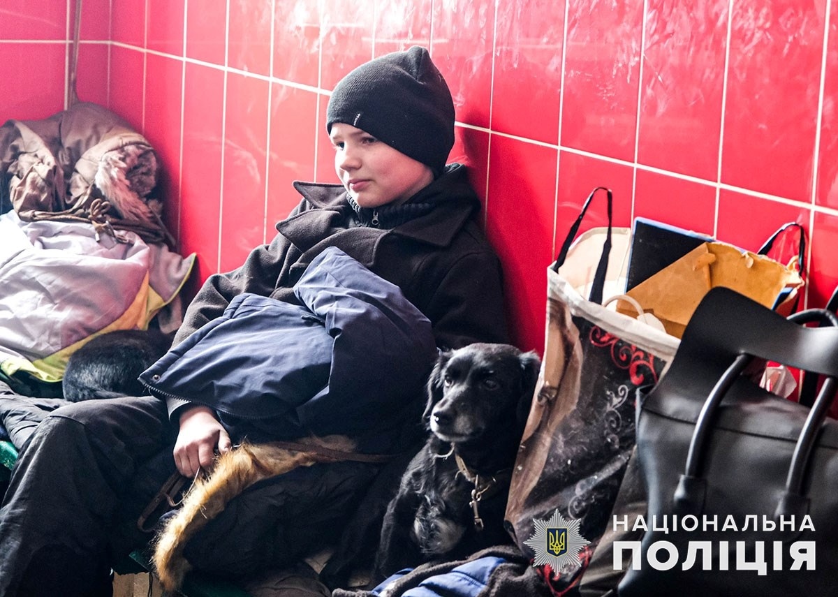 Евакуйований хлопчик з Великої Новосілки