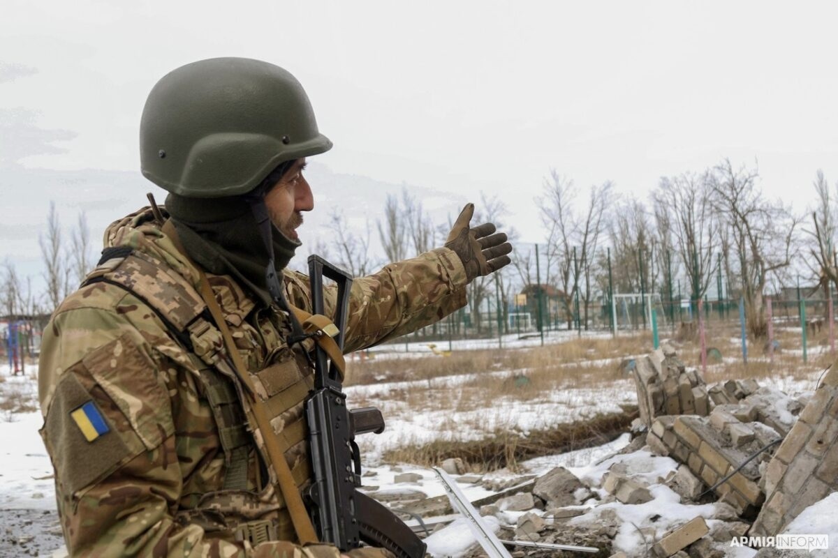 Військовослужбовець у Вугледарі