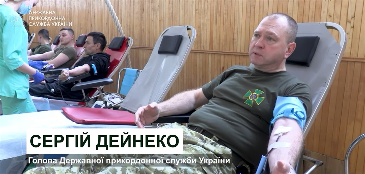 Учасник акції та голова Державної прикордонної служби України Сергій Дейнеко
