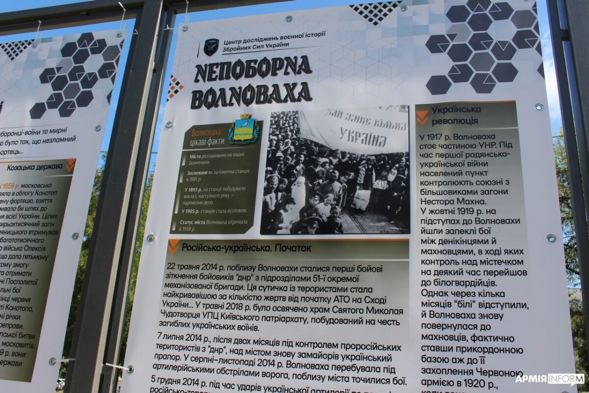Волноваха на виставці «Волю вільних не зламати»