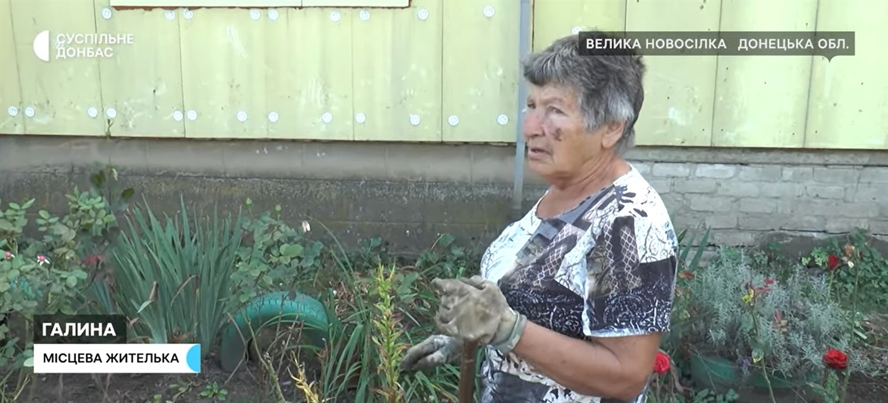 Мешканка Великої Новосілки Галина