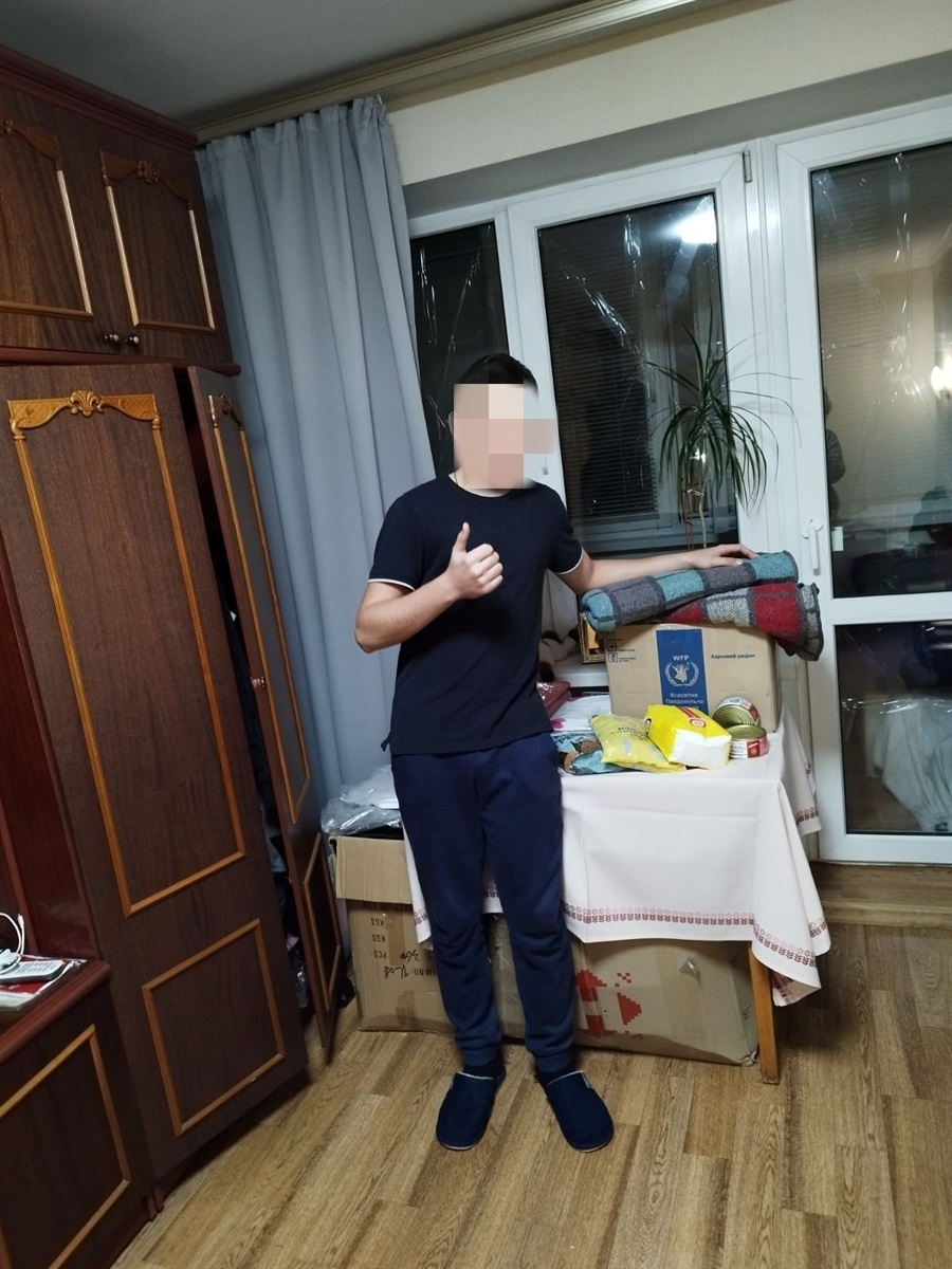 Дитина з Великоновосілківської громади отримала гуманітарну допомогу