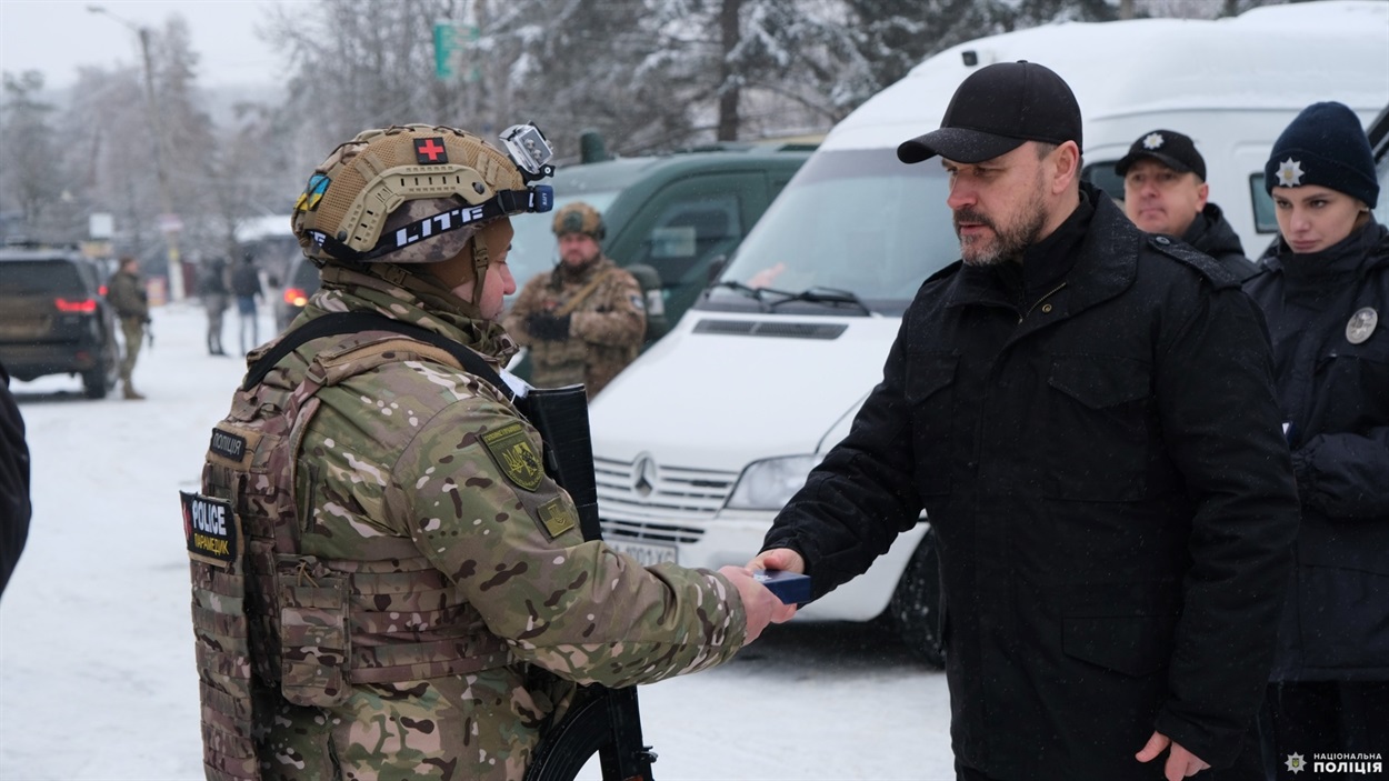 Ілля Петренка нагородили нагрудним знаком “За відвагу в службі” від МВС