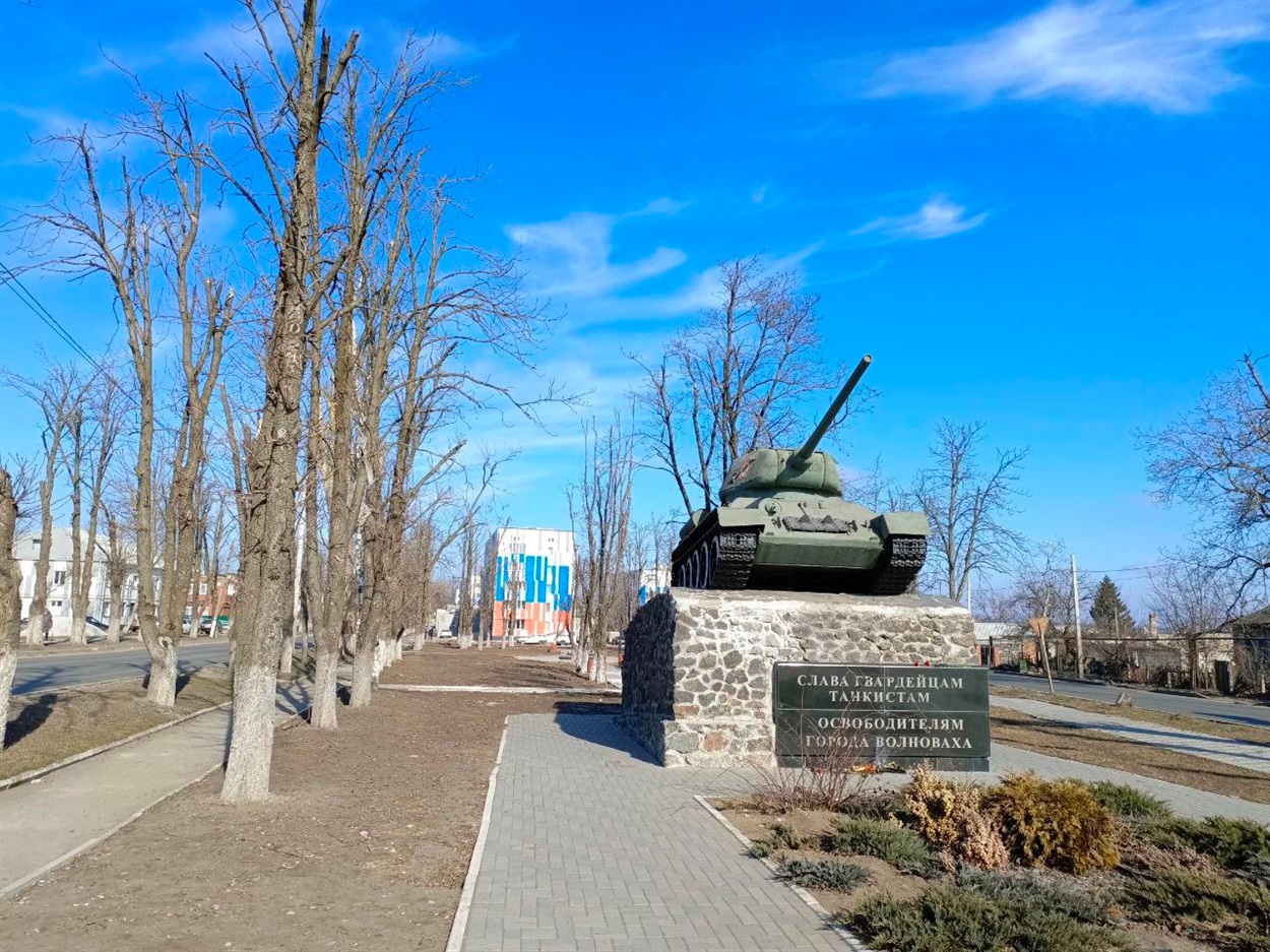 Центральна вулиця тимчасово окупованої Волновахи