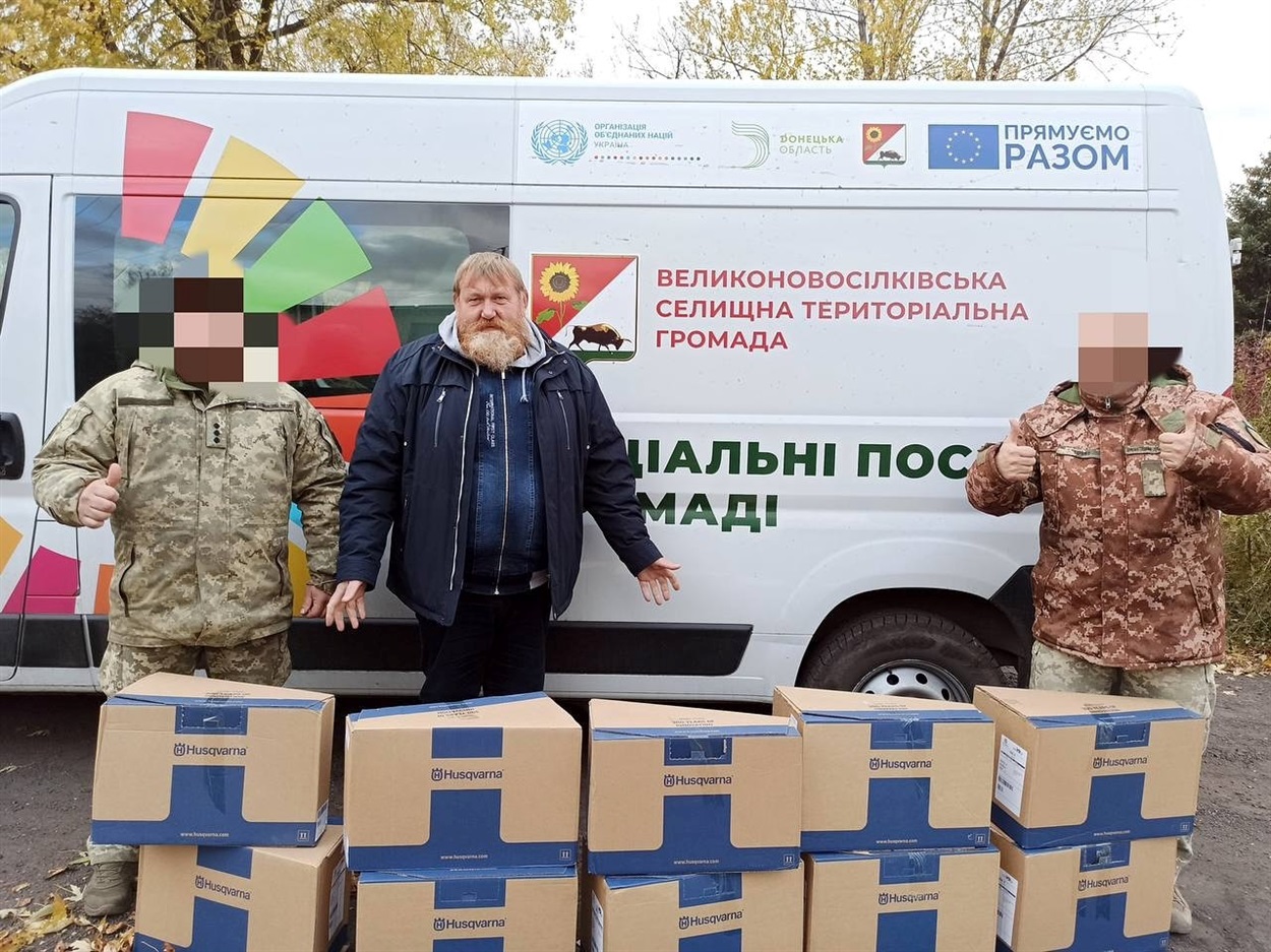 Для потреб військових придбано професійне обладнання коштом бюджету Великоновосілківської селищної територіальної громади