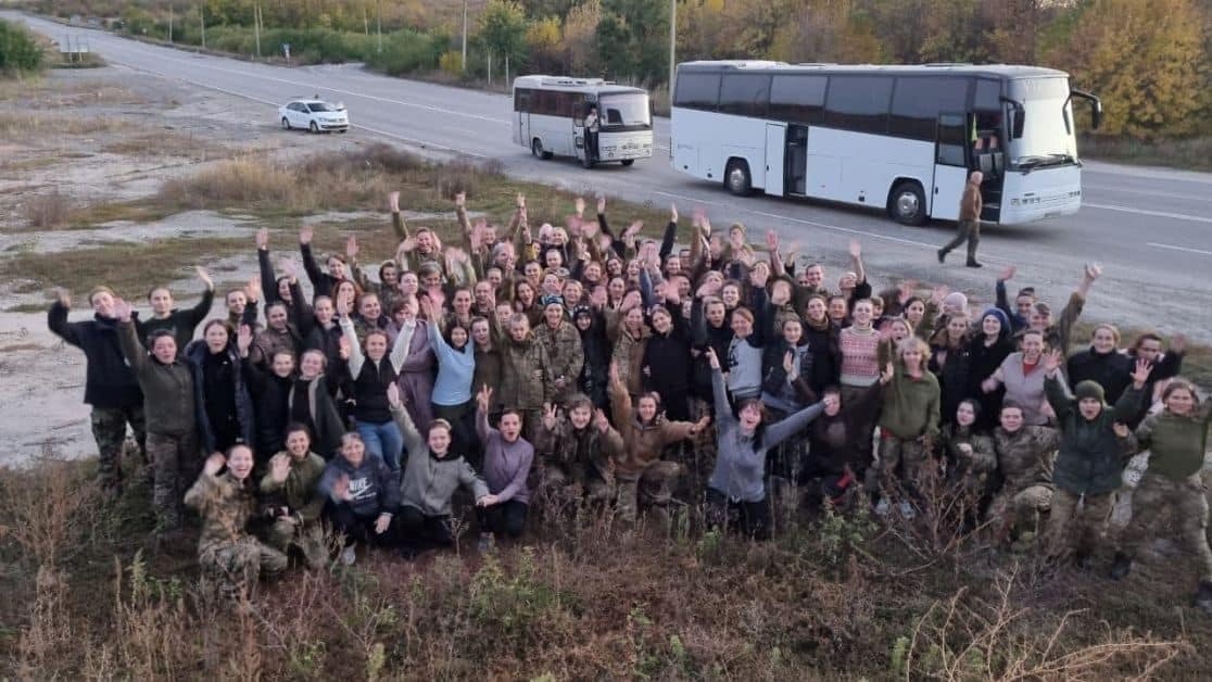 Ukraine was able to return 108 women who were held by the Russians. Photo from October 17, 2022