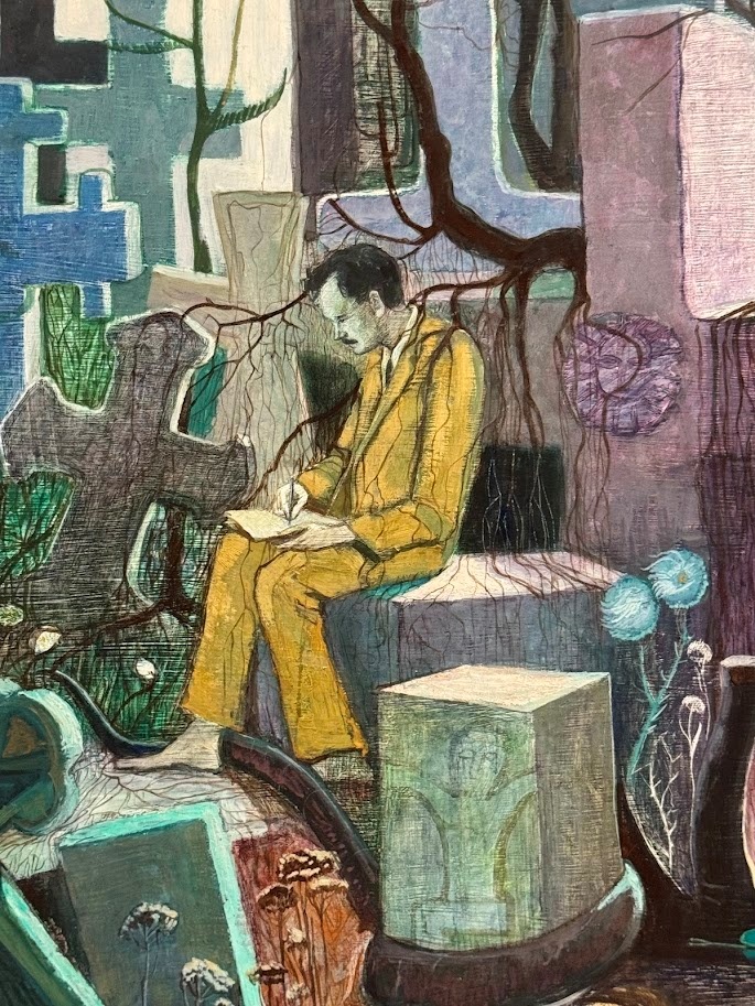 Картина "На цвинтарі" авторства Галини Севрук