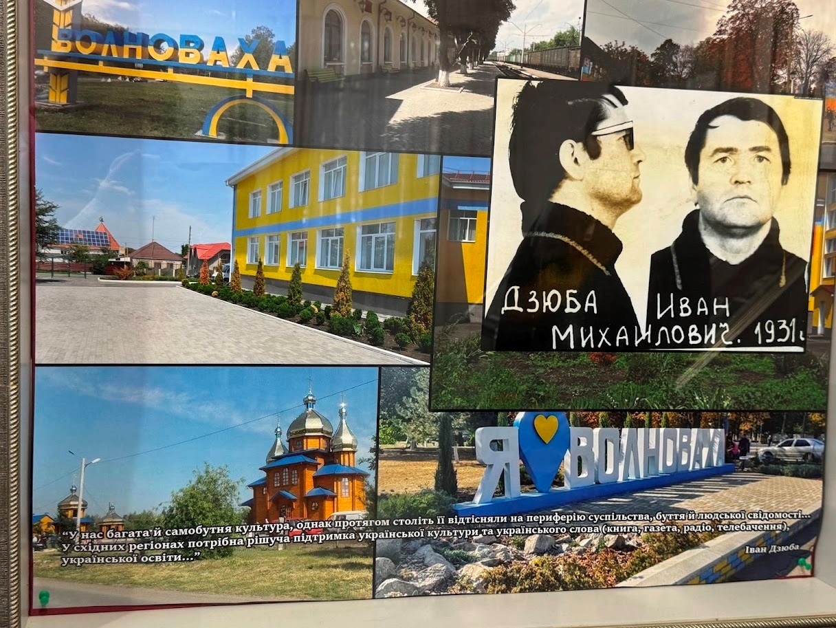 Іван Дзюба на плакаті про Волноваху