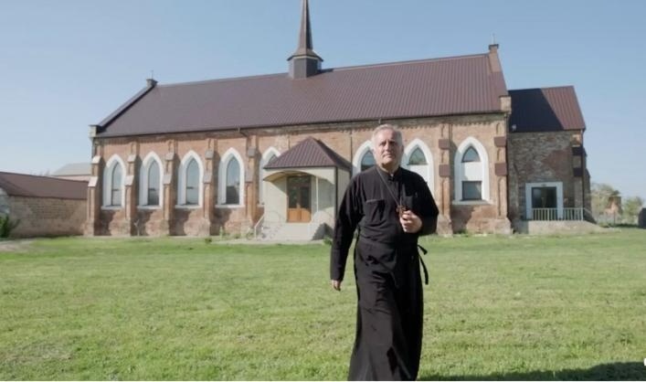 На фото — депортований з Мелітополя священик греко-католицької церкви Петро Креніцький