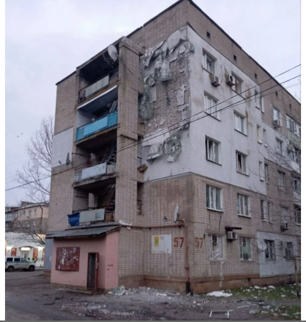 фото прильоту в окупованому Бердянську. фото пропагандистські ресурси

