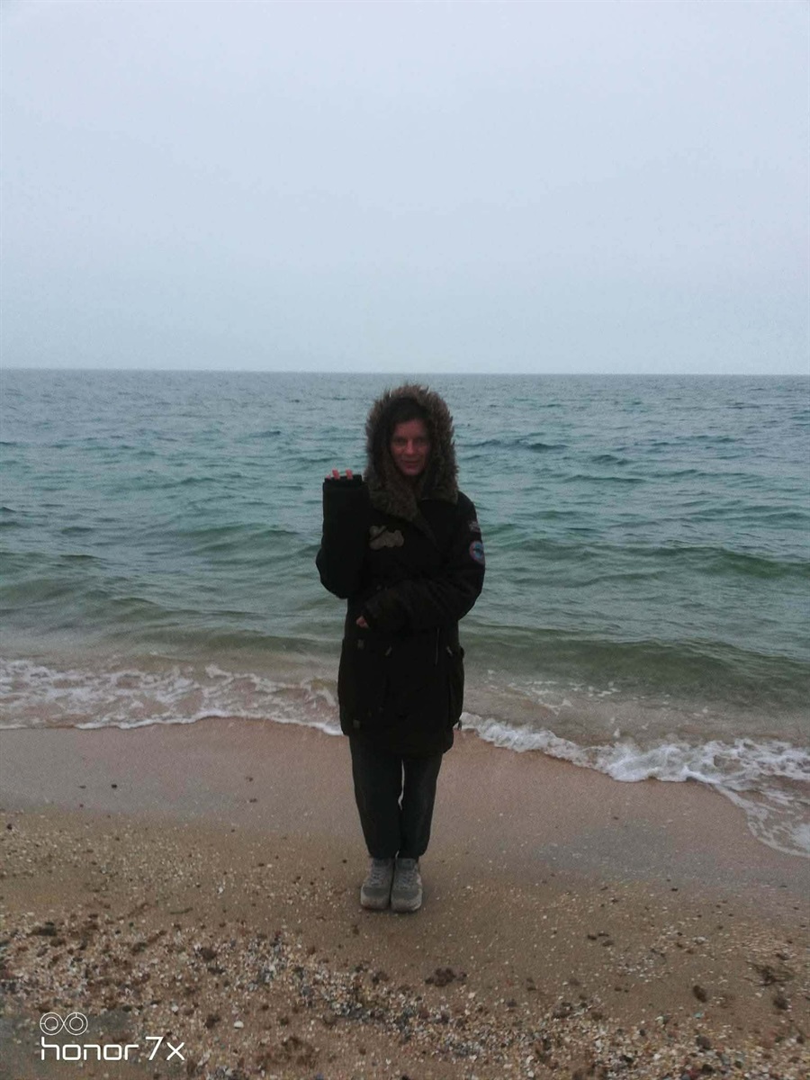 Пані Світлана у Бердянську під час евакуації