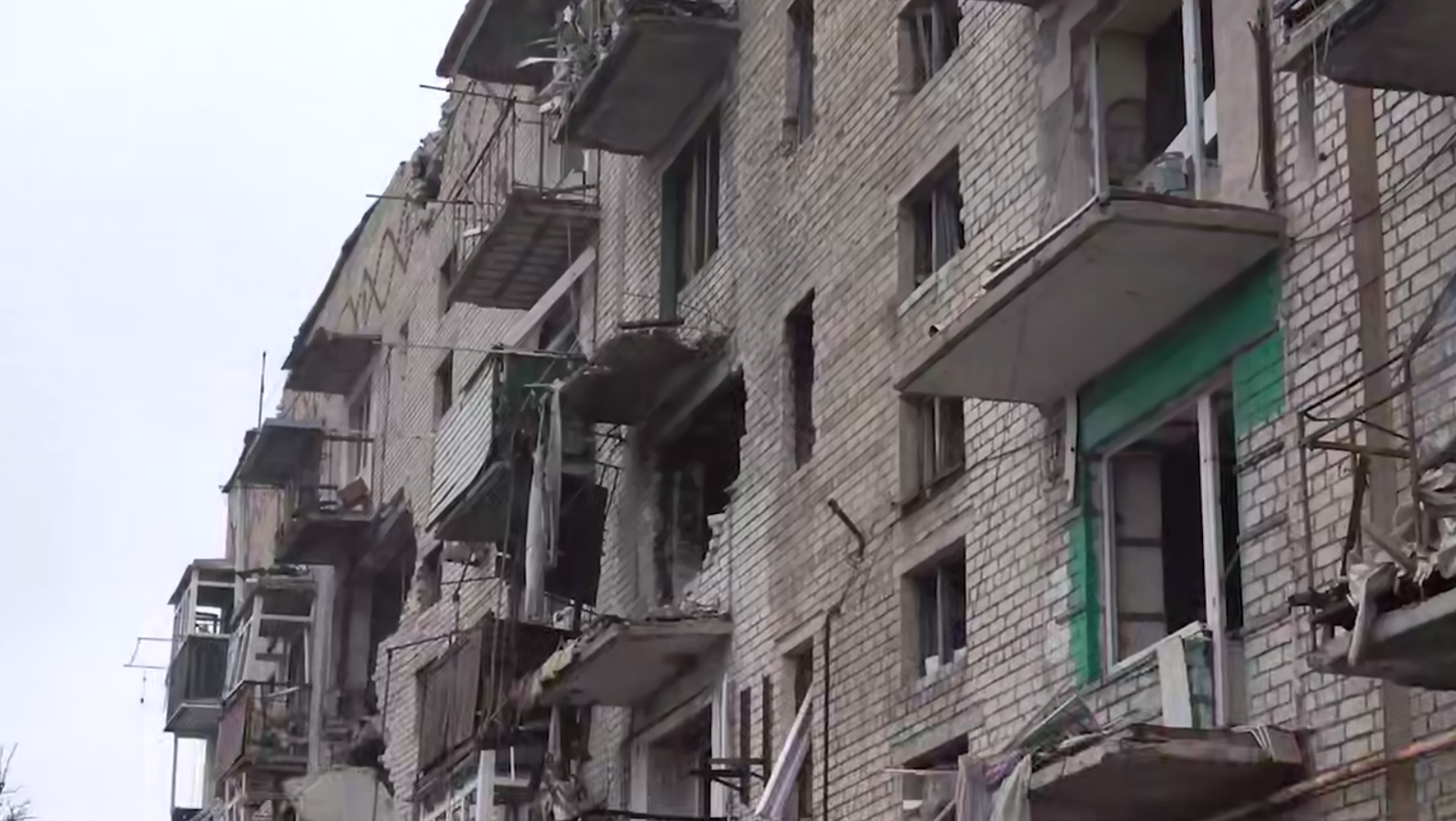 Пушилін у Мирнограді: окупанти показали зруйноване російськими військами місто